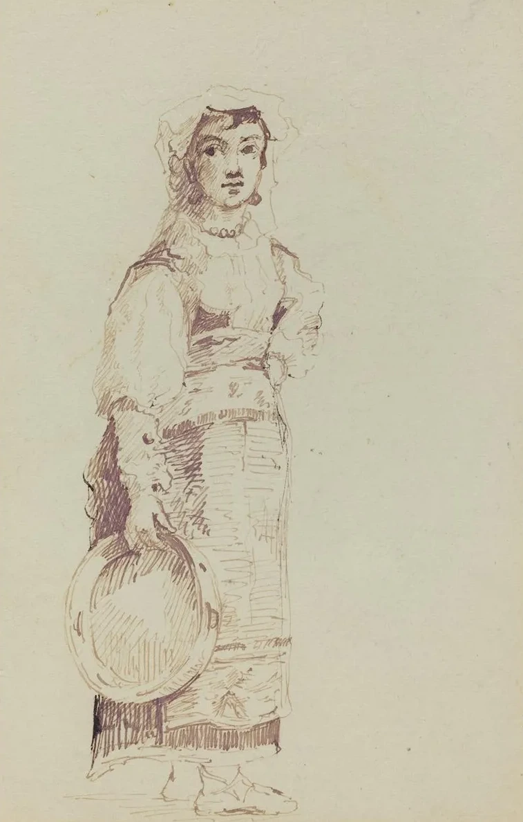 Woman with a Tambourine