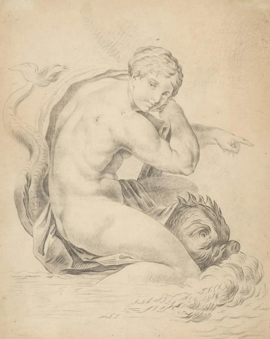 Woman with a Dolphin
