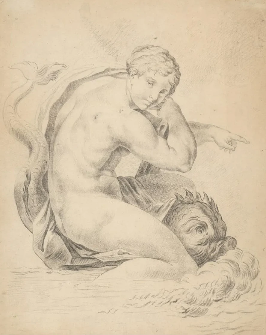 Woman with a Dolphin