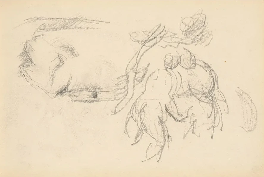 Women Bathers and a Roll of Paper
