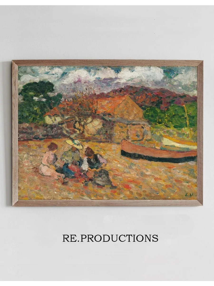 Women Seated on the Beach