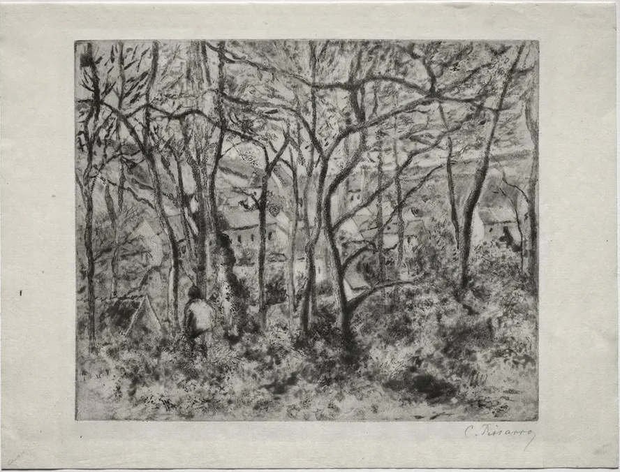 Wooded Landscape at L Hermitage, Pontoise