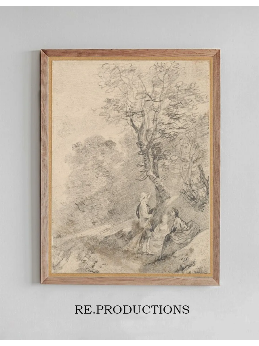 Wooded Landscape with Group of Figures