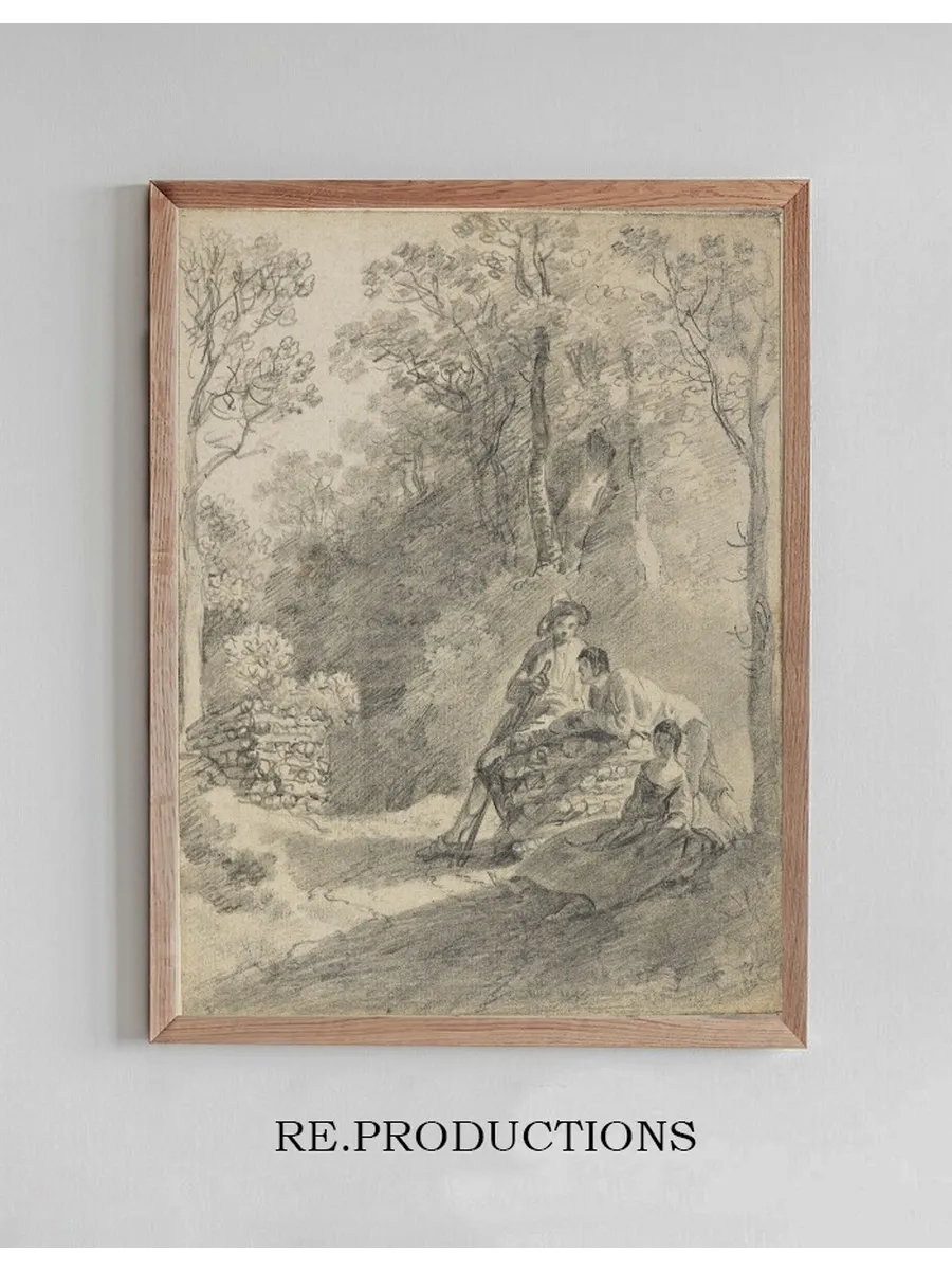 Wooded Landscape with Figures