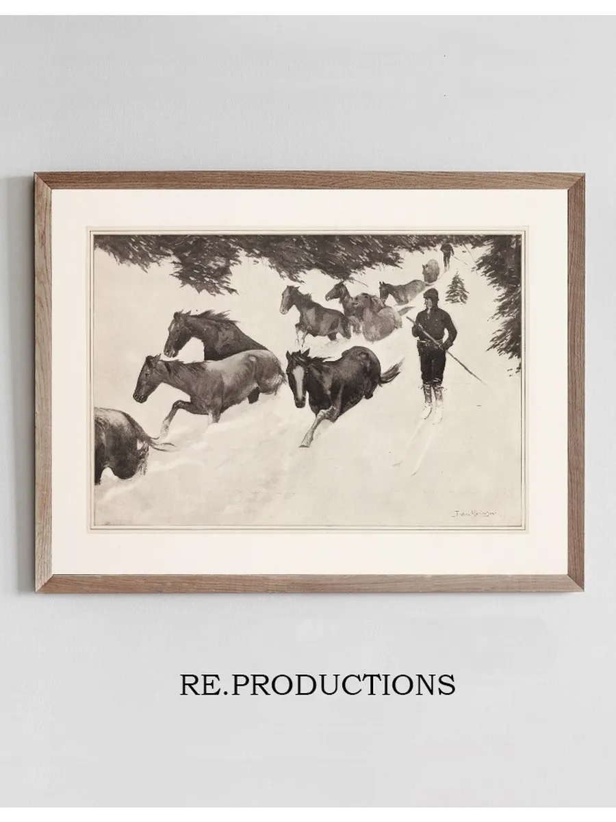 Working Snow - Bound Ponies Out of the Mountains