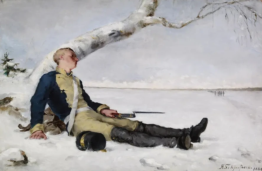 Wounded Warrior In The Snow