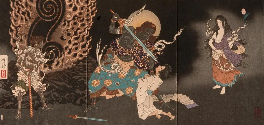 Y ten Swallowing the Sword of Fud