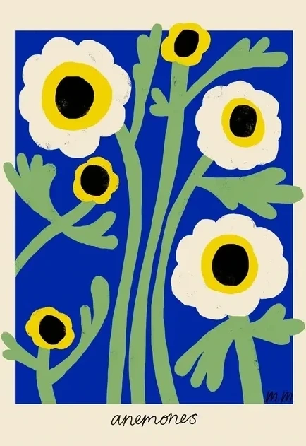 Yellow Anemones