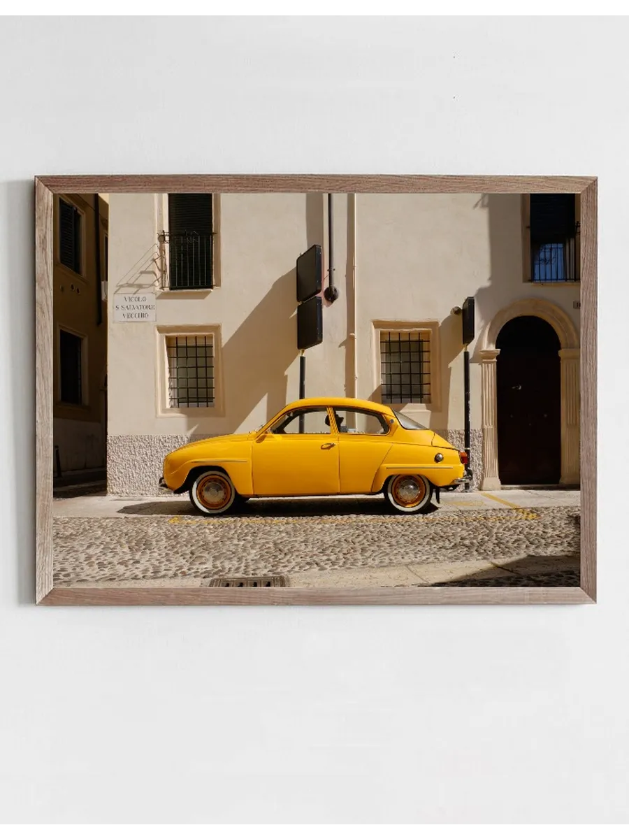 Yellow SAAB