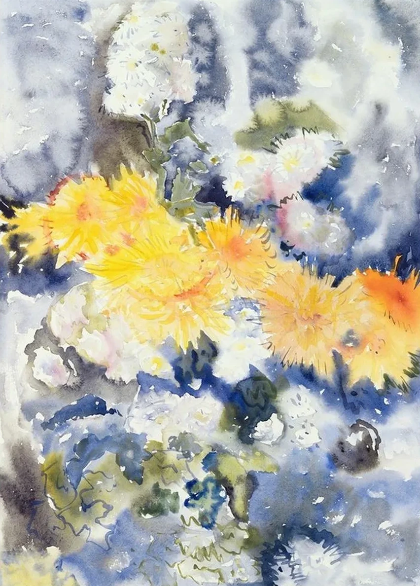 Yellow and Blue