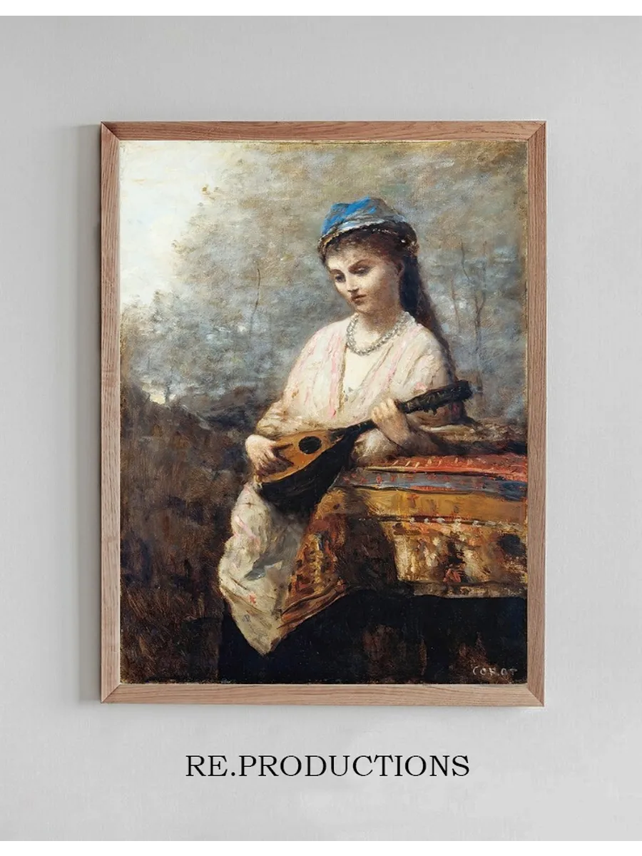 Young Girl with a Mandolin