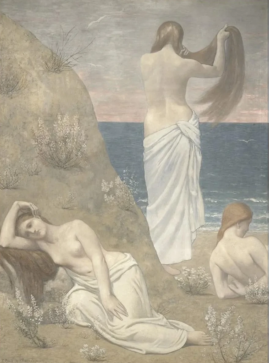 Young Girls by the Seaside