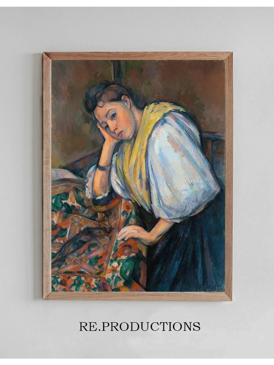 Young Italian Woman at a Table