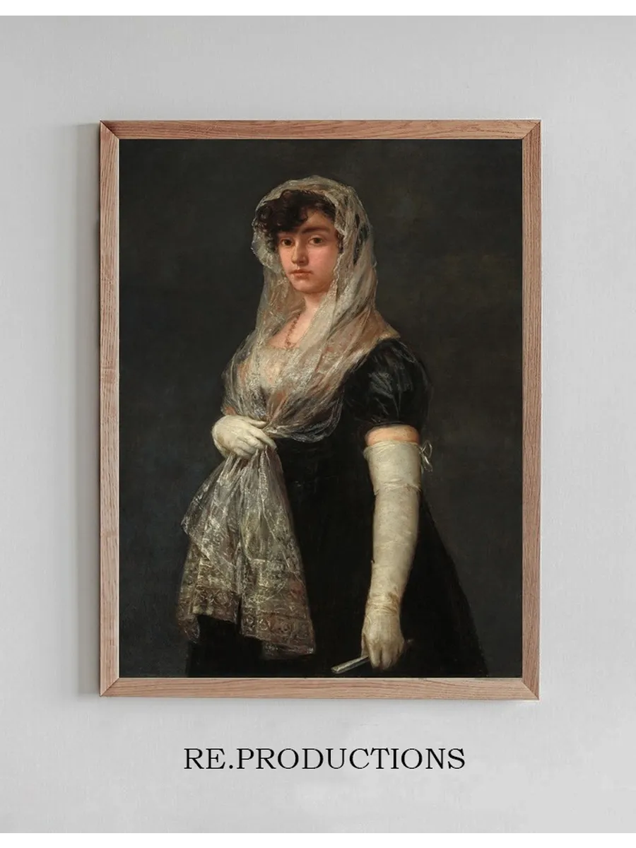 Young Lady Wearing a Mantilla and Basquina