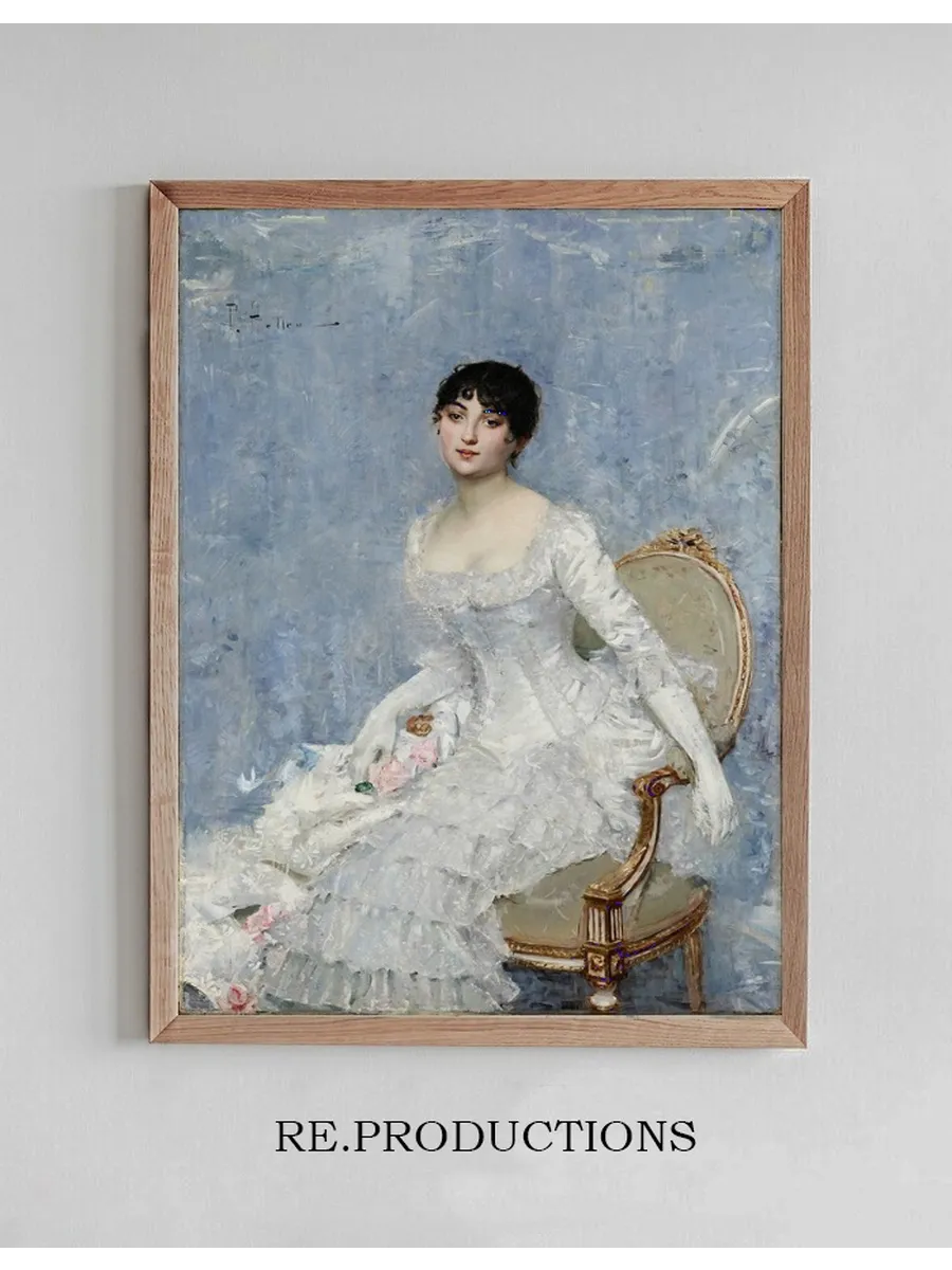 Young Lady in White