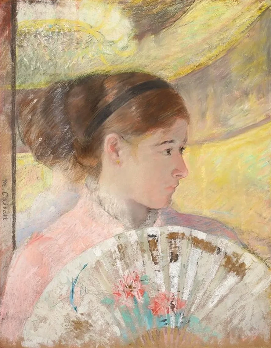 Young Lady in a Loge Gazing to Right