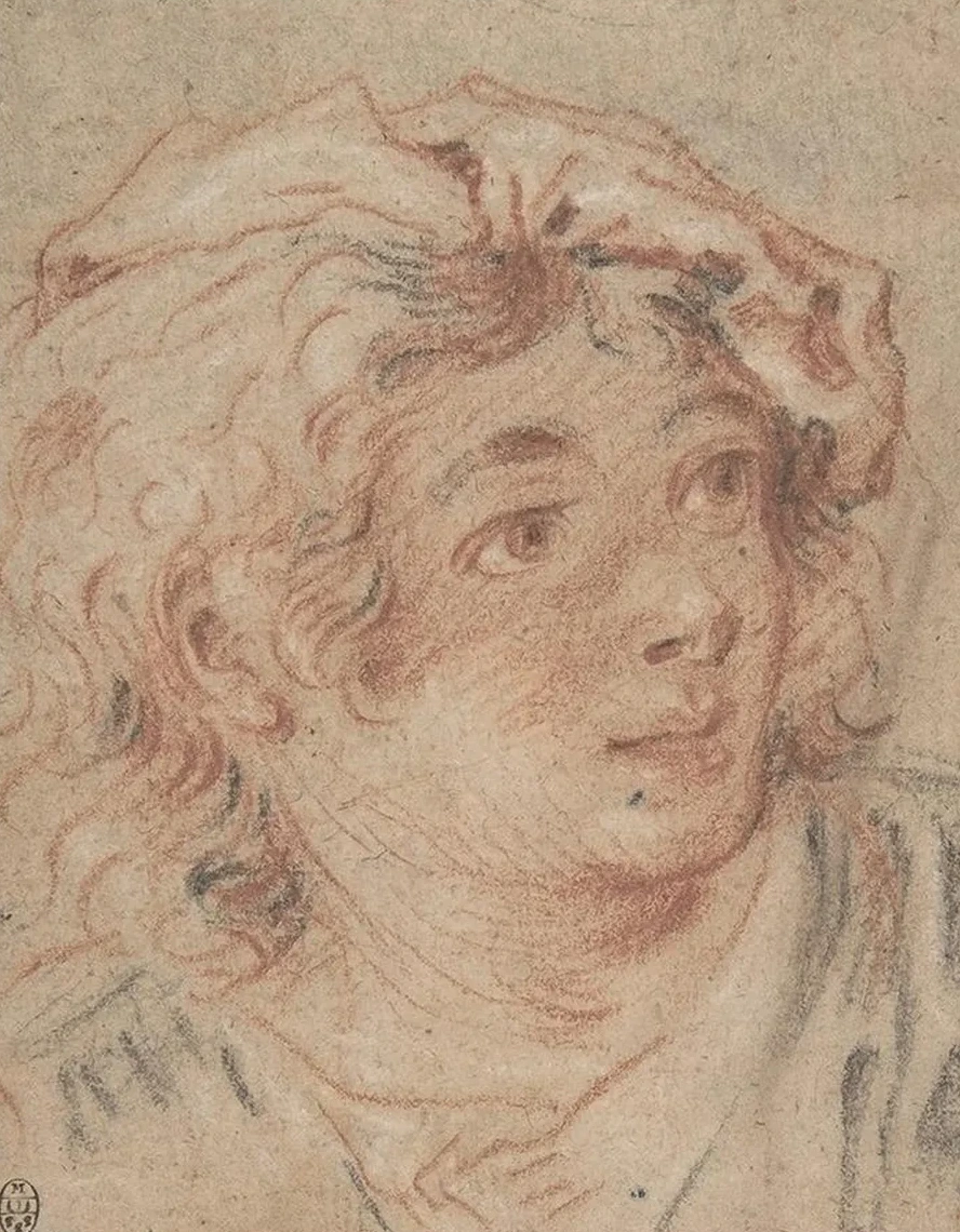 Young Man Wearing a Beret
