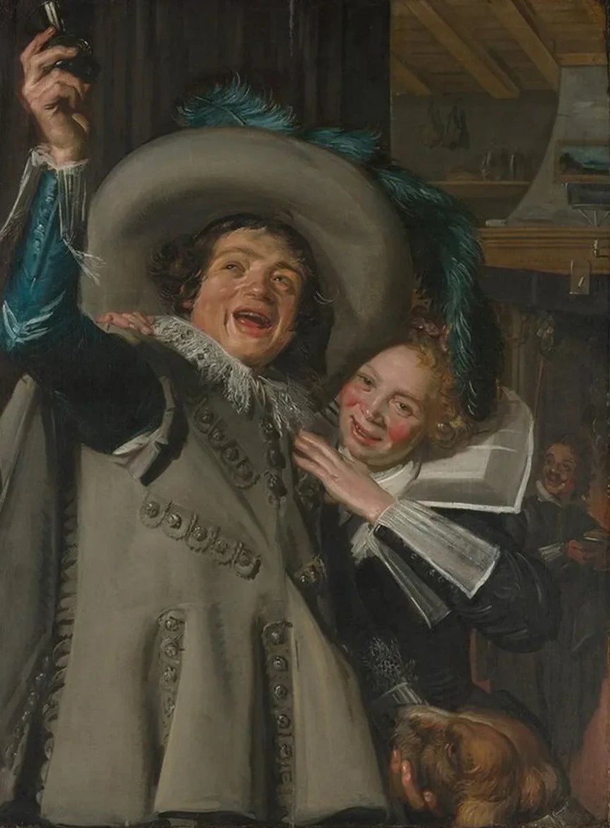 Young Man and Woman in an Inn
