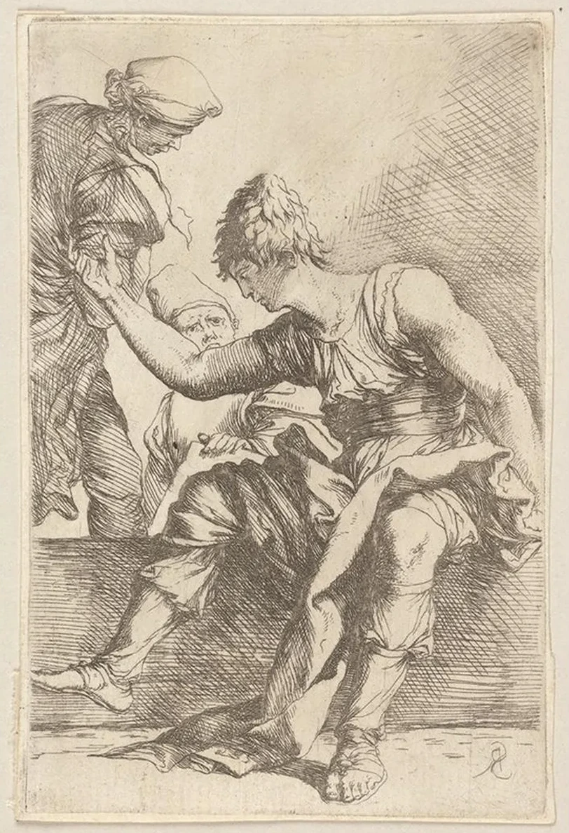 Young Man, Seated