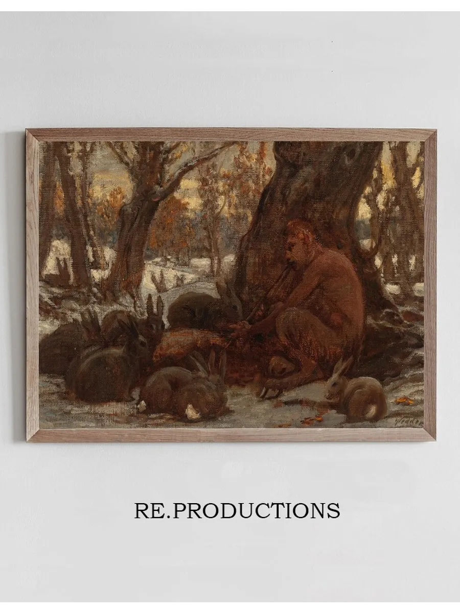 Young Marsyas Charming the Hares