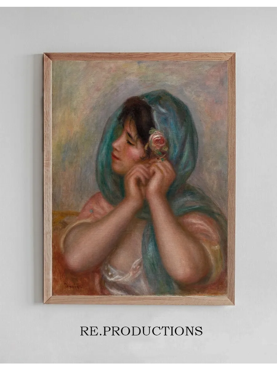 Young Woman Arranging Her Earring