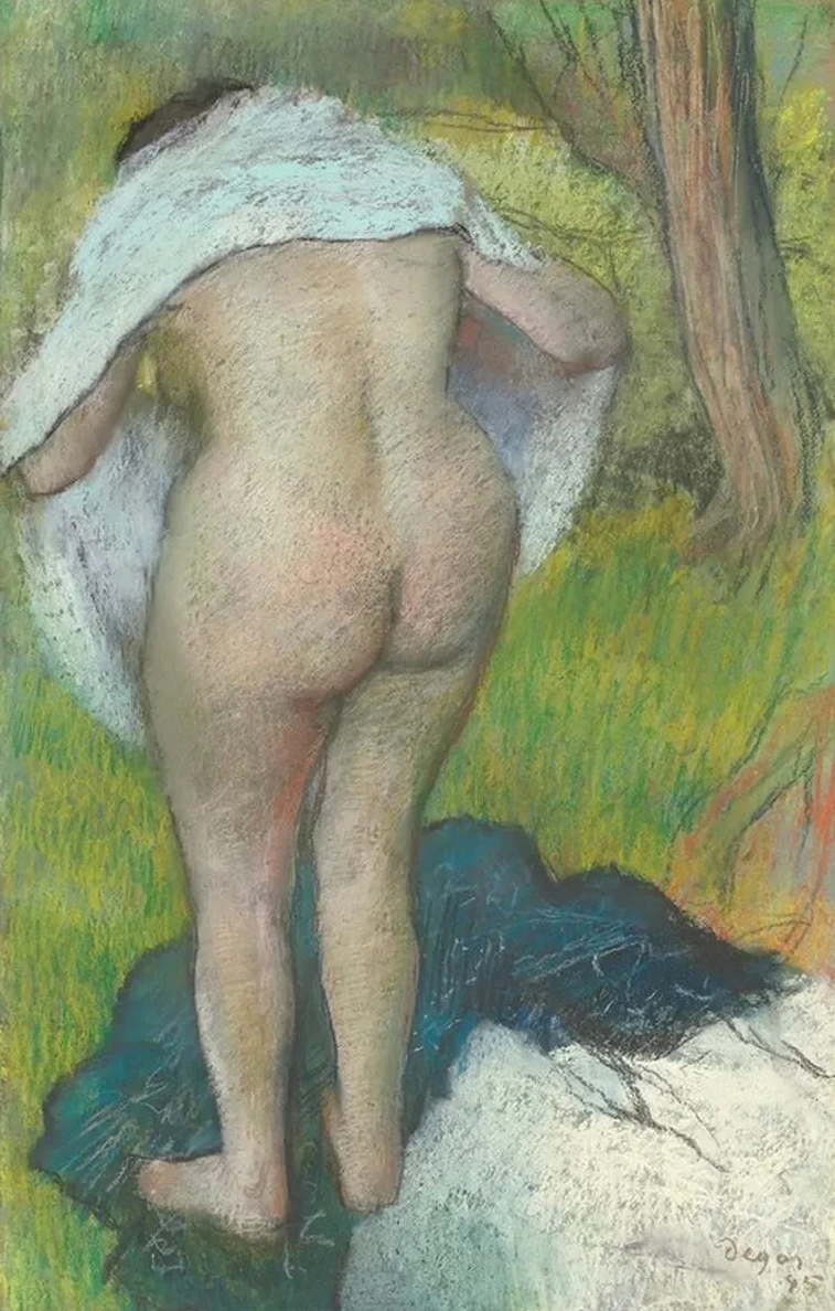 Young Woman Dressing Herself
