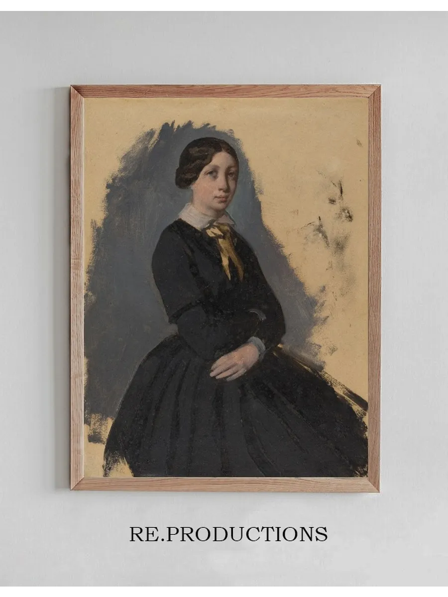 Young Woman In Black