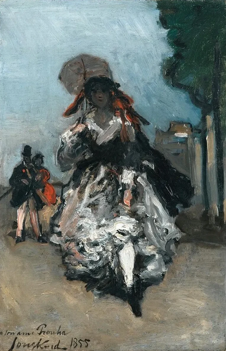 Young Woman With A Parasol