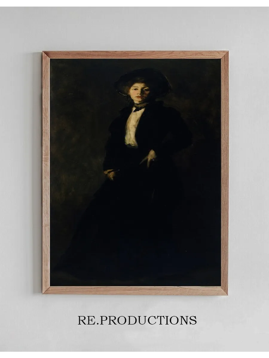 Young Woman in Black