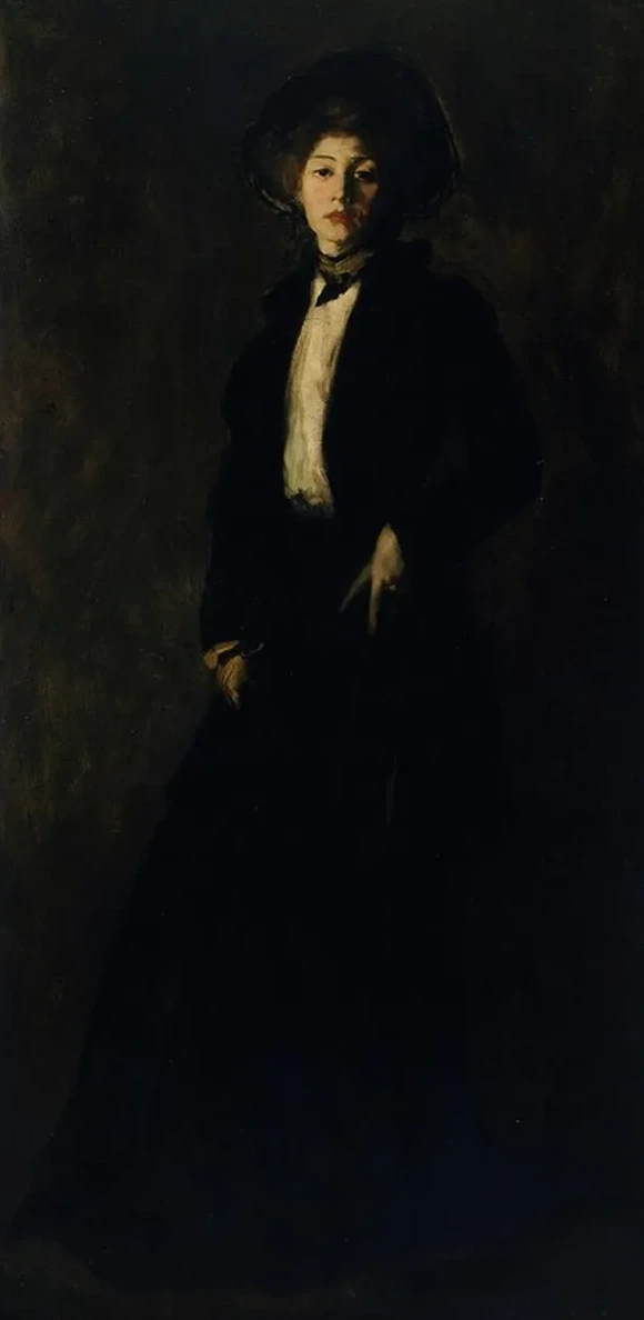 Young Woman in Black