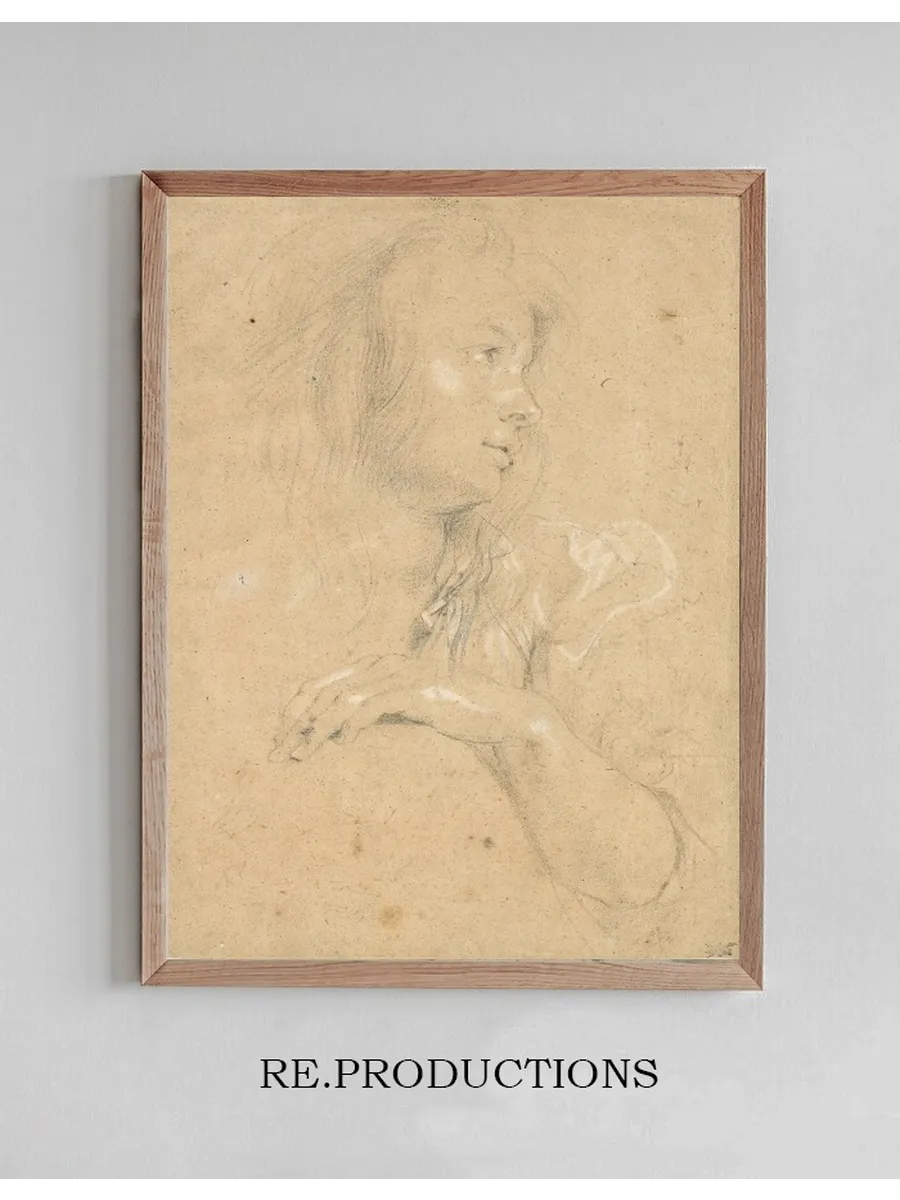 Young Woman in Profile