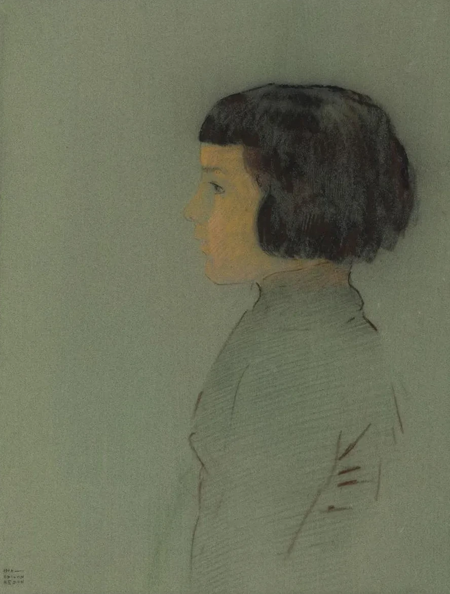 Young Woman in Profile