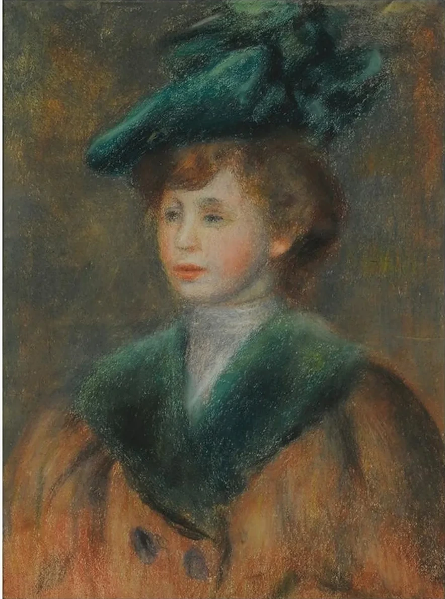 Young Woman in a Green Hat