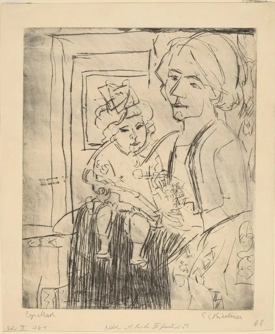 Young Woman with Child