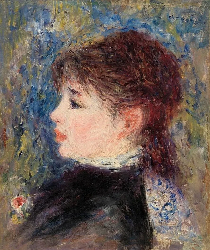 Young Woman with Rose