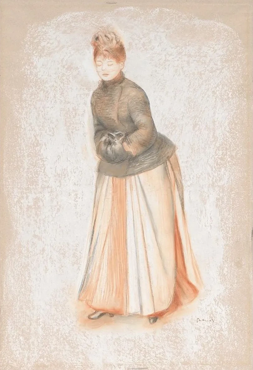 Young Woman with a Muff