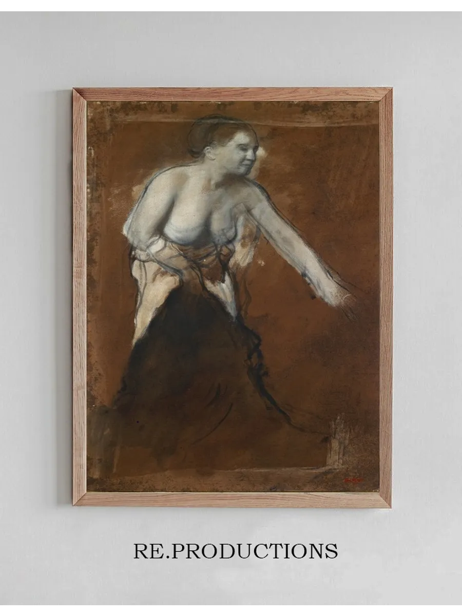 Young Woman, Half Undressed (Young Woman At The Toilet)