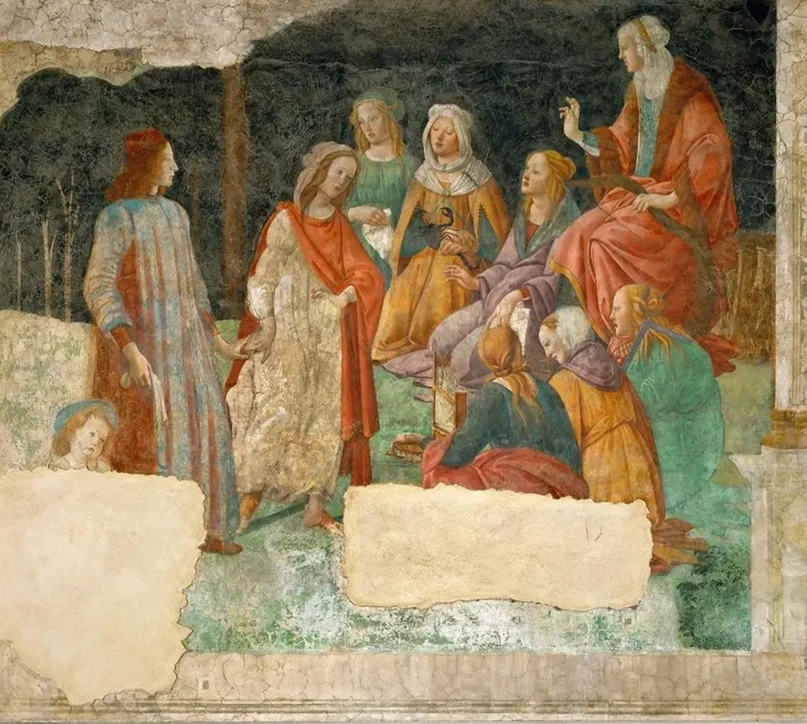 Young Man Before the Seven Liberal Arts