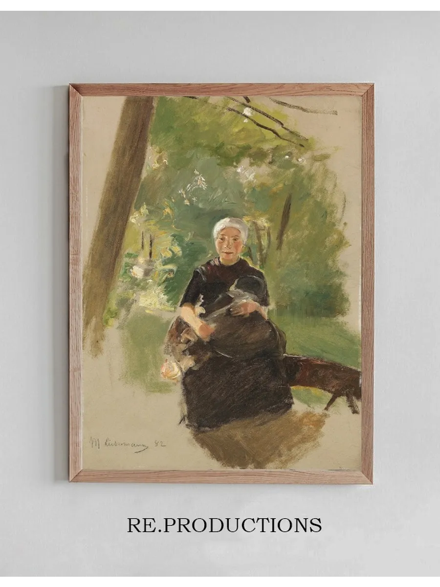 Young Mother Under Trees