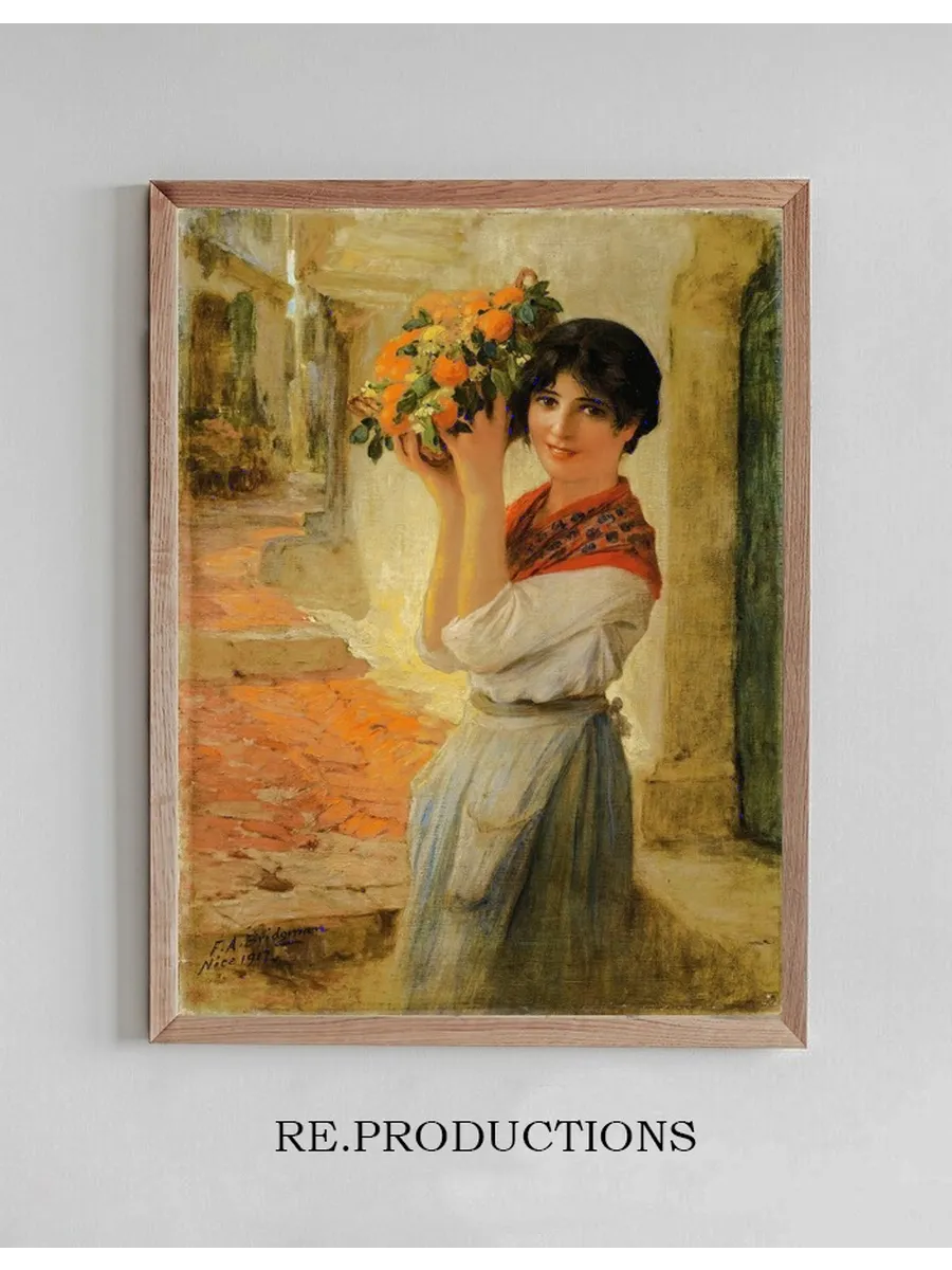 Young Ni Oise with a Basket