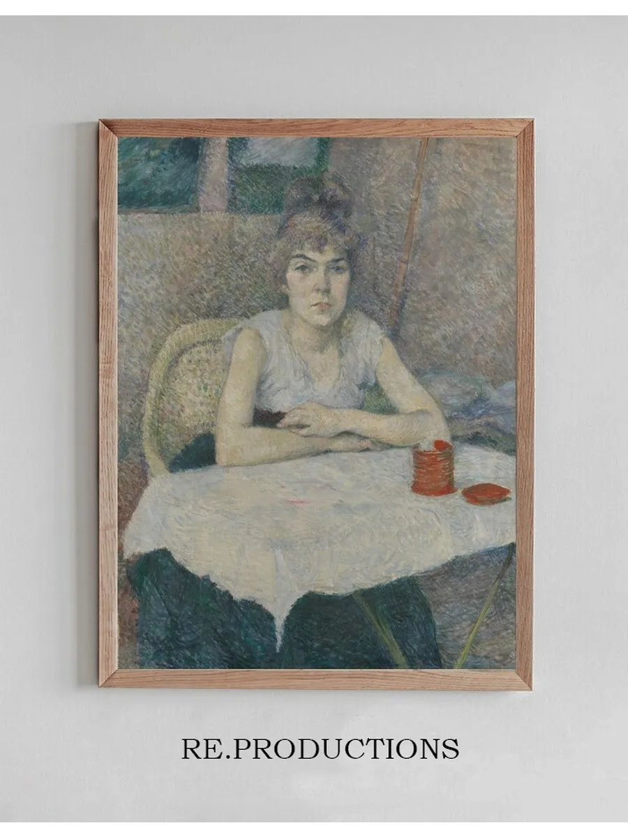 Young Woman at a Table, Poudre de Riz