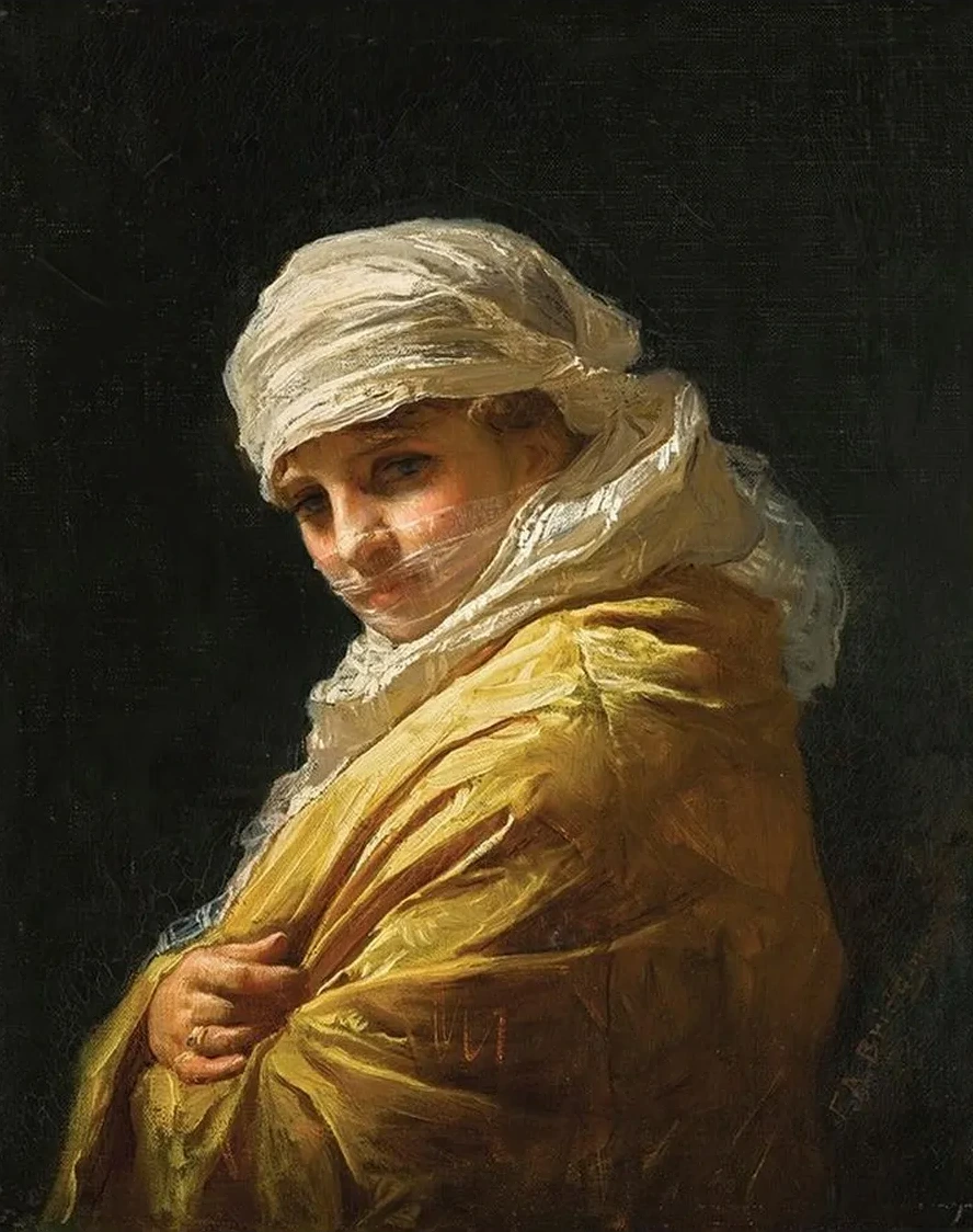 Young Womanin a White Turban