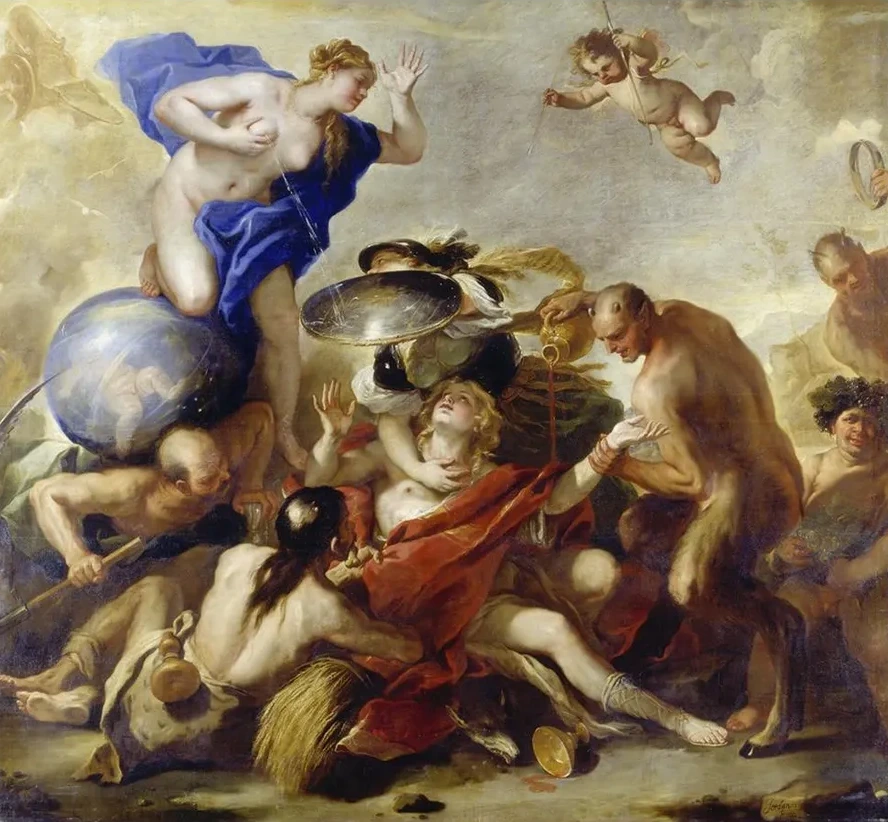 Youth Tempted by the Vices