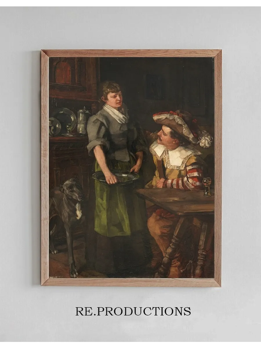 Zechender Landsknecht Mit Servierm Dchen