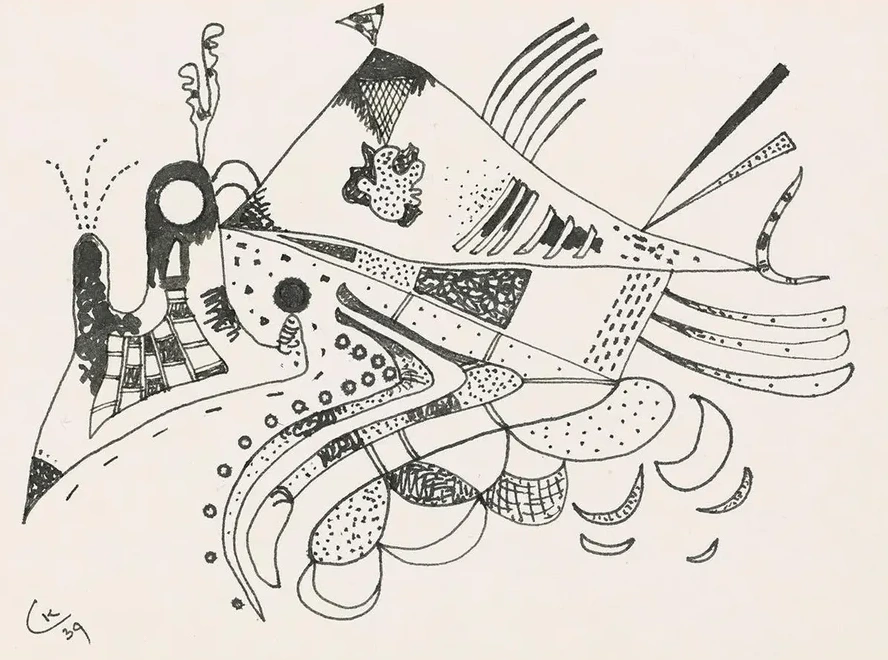 Zeichnung Zur Voisinage (drawing for Neighborhood)