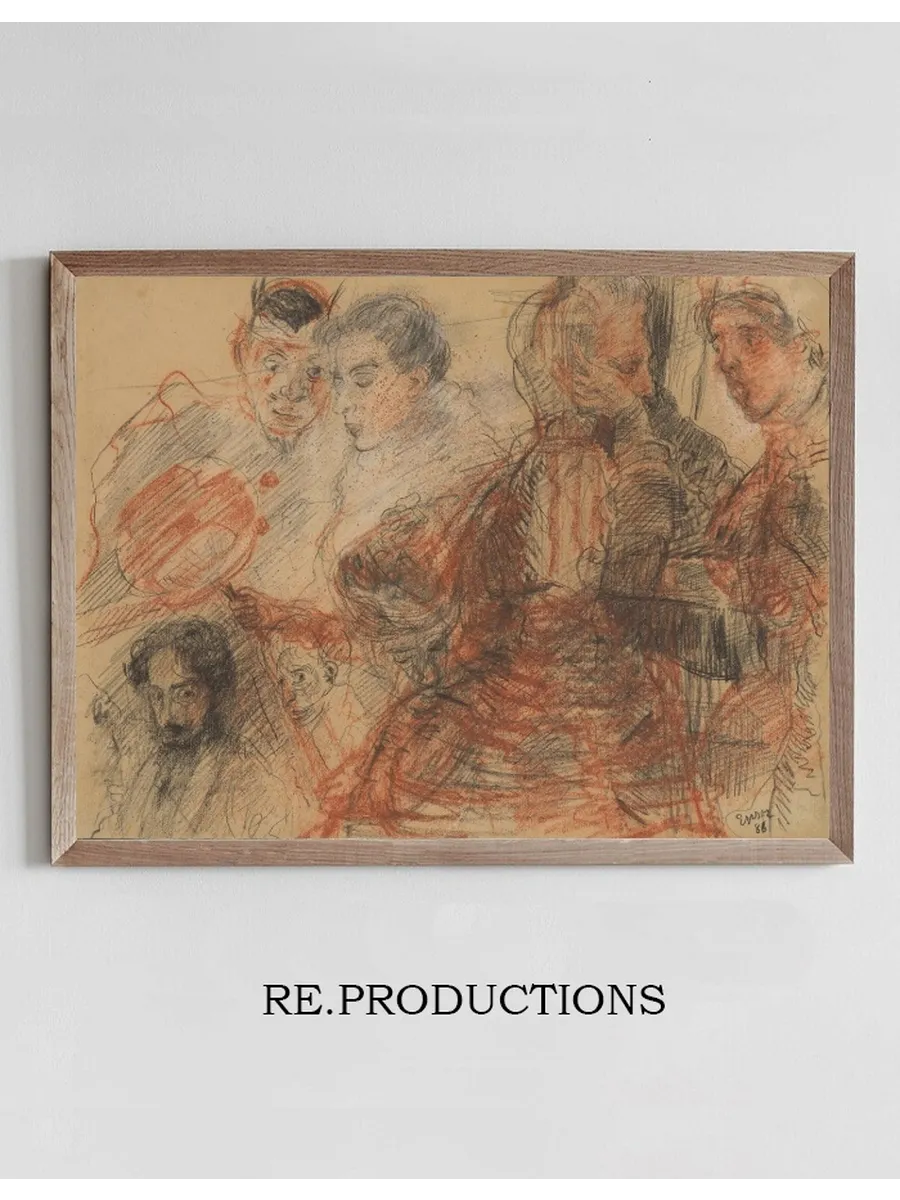Zelfportret En Figuren Ensor En Zijn Familie