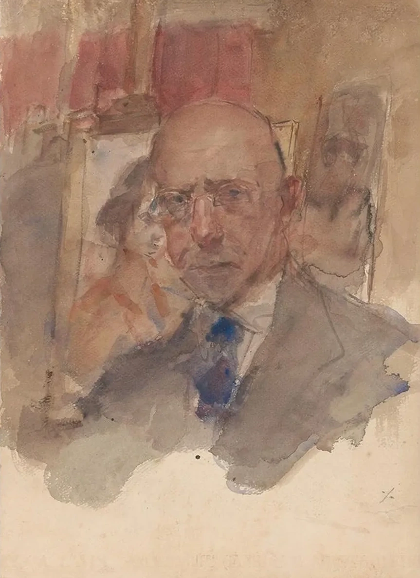Zelfportret van Isaac Israels