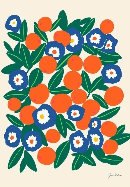 Zoe - Oranges and Flowers