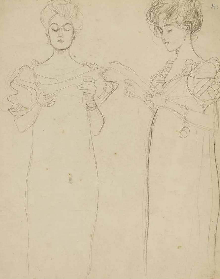 Zwei Studien nach singenden M dchen (Two Studies of a Singing Girl)