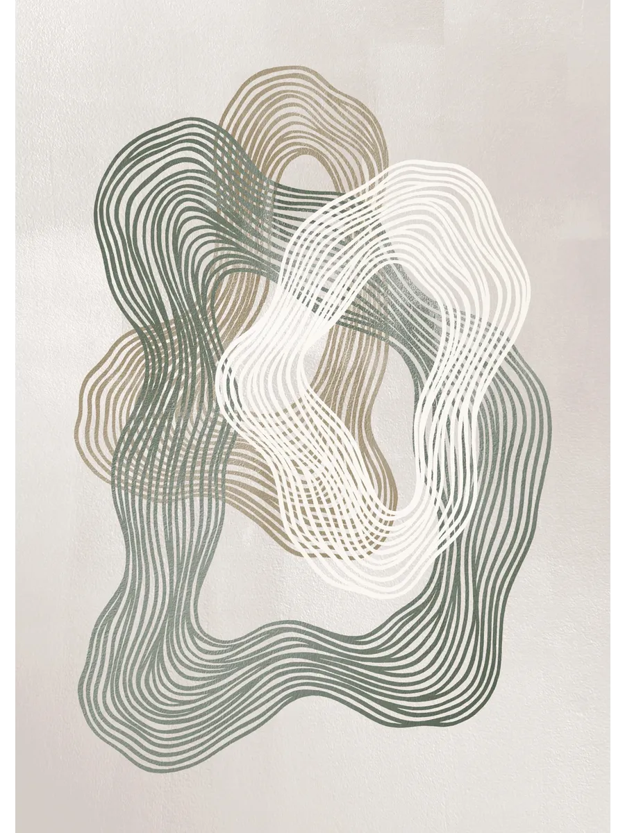 Abstract Green Lines